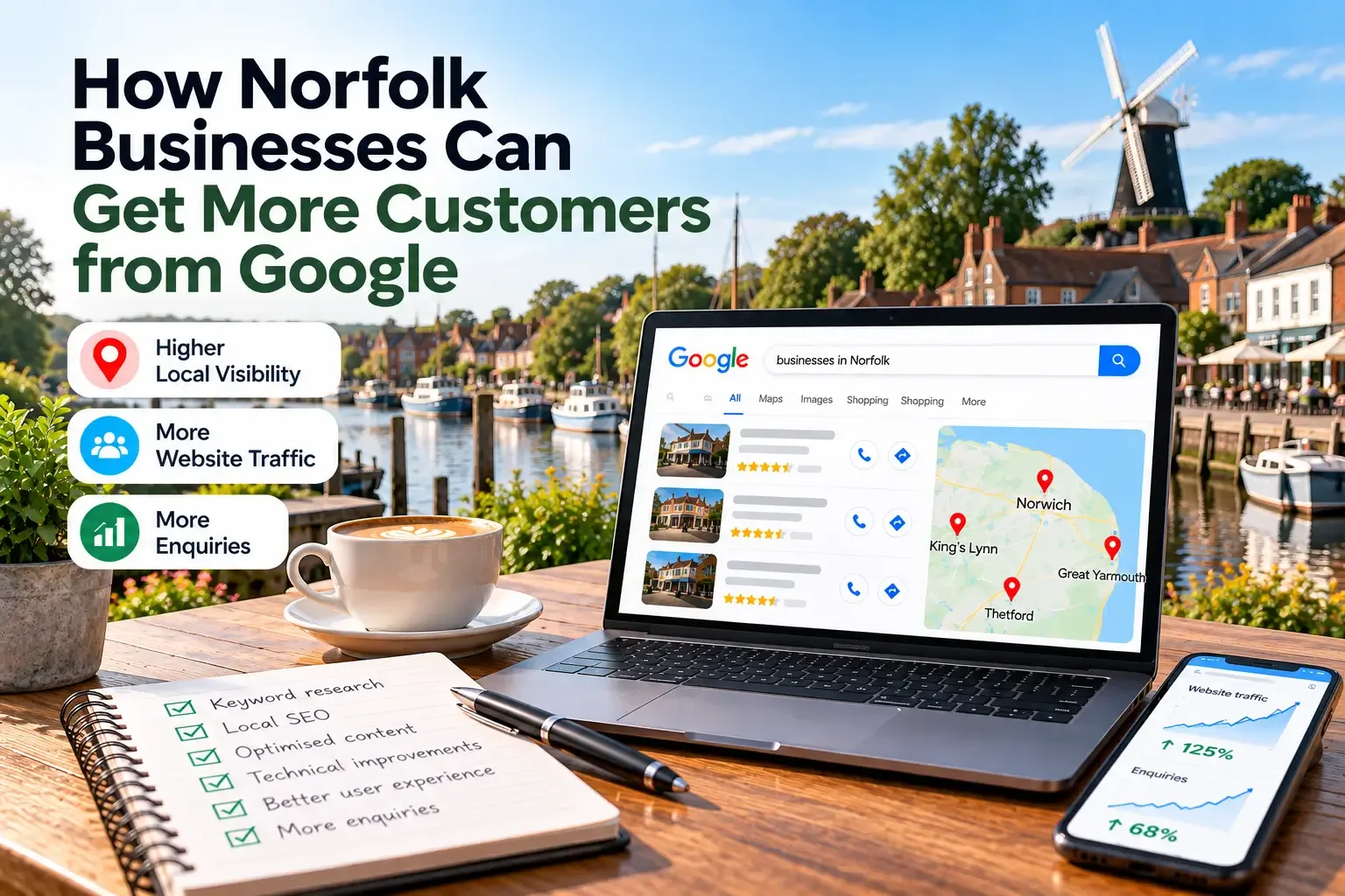 How Norfolk Businesses Can Get More Customers from Google