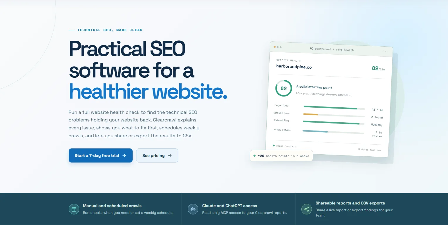 Introducing Clearcrawl: A Simpler Way to Manage Technical SEO