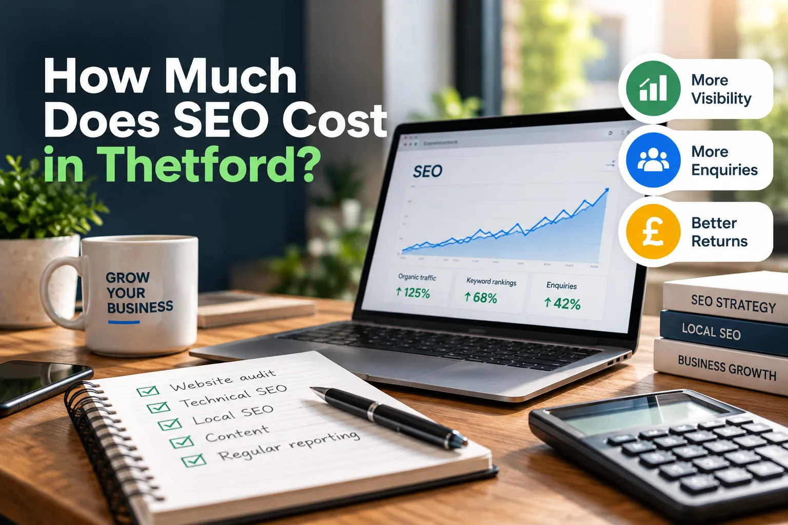 How Much Does SEO Cost in Thetford?